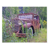 Abandoned Car Fotodruck (Vorne)