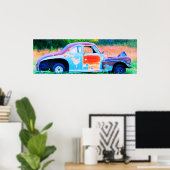 Abandoned Car Poster (Heimbüro)
