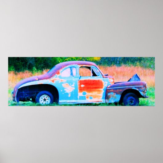 Abandoned Car Poster (Vorne)