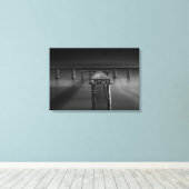 Abandoned Dock at Lake Monroe Leinwanddruck (Insitu (Holzboden))