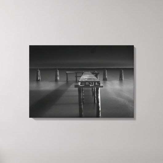 Abandoned Dock at Lake Monroe Leinwanddruck (Vorderseite)