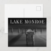 Abandoned Dock at Lake Monroe Postkarte (Vorne/Hinten)