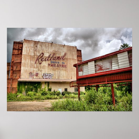 Abandoned Drive in Movie Theater Poster (Vorne)