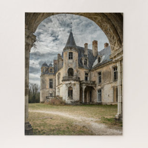 Abandoned Fantasy French Chateau in Ruins Puzzle