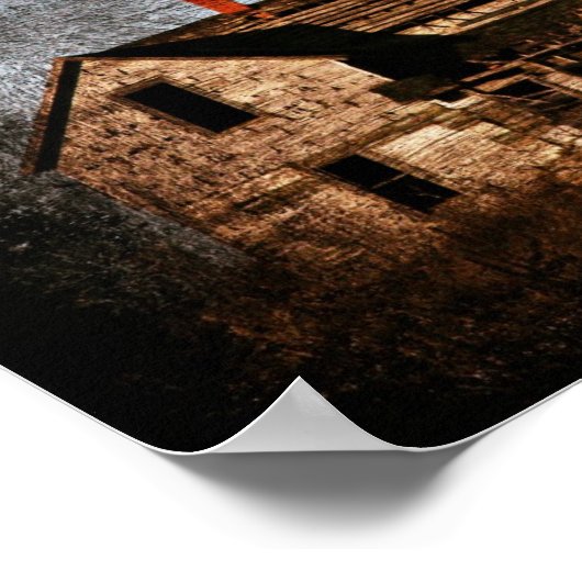 Abandoned Farm House Poster (Ecke)