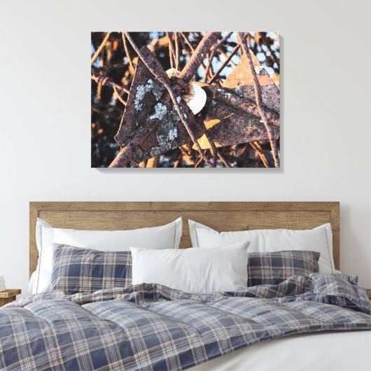 Abandoned Fencing Leinwanddruck (Insitu (Schlafzimmer))