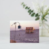 Abandoned Fishing Shack Postcard Postkarte (Stehend Vorderseite)