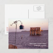 Abandoned Fishing Shack Postcard Postkarte (Vorne/Hinten)