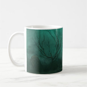 Abandoned Friedhof Moonlit Night Scene Kaffeetasse