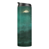 Abandoned Friedhof Moonlit Night Scene Thermosbecher (Nach rechts gedreht)