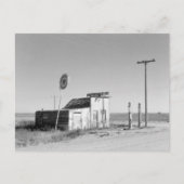 Abandoned Gas Station, 1937 Postkarte (Vorderseite)