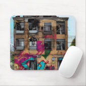 Abandoned Gebäude Abstrakt AI Art Mousepad (Mit Mouse)