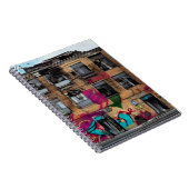 Abandoned Gebäude Abstrakt AI Art Notizblock (Rechte Seite)