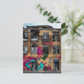 Abandoned Gebäude Abstrakt AI Art Postkarte (Stehend Vorderseite)