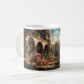 Abandoned Gebäude in the Fantasy World Kaffeetasse (Vorderseite Links)