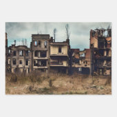 Abandoned Gebäude Post Apokalypse Geschenkpapier Set (Vorderseite 3)