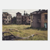 Abandoned Gebäude Post Apokalypse Geschenkpapier Set (Vorderseite 2)