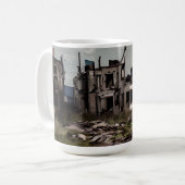 Abandoned Gebäude Post Apokalypse Kaffeetasse (Vorderseite Links)