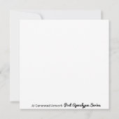 Abandoned Gebäude Post Apokalypse Karte (Rückseite)