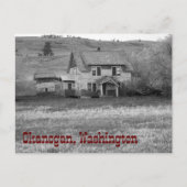 Abandoned Homestead Okanogan Landkreis Washington Postkarte (Vorderseite)