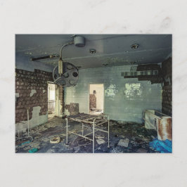Abandoned Hospital Pripyat by Tschernobyl Postcard Postkarte