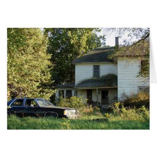 Abandoned House and Car (Vorderseite (Horizontal))