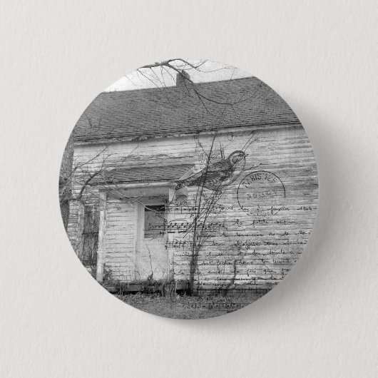 Abandoned House Bird Music Edit Button (Vorderseite)