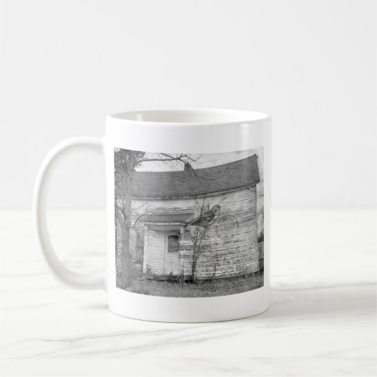 Abandoned House Bird Music Edit Kaffeetasse (Links)