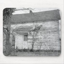 Abandoned House Bird Music Edit Mousepad