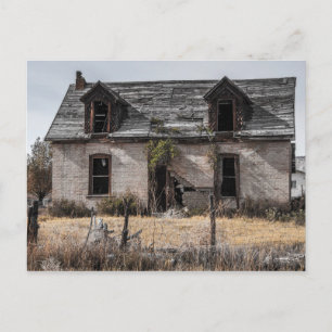 Abandoned House in Central Utah Postkarte