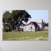 Abandoned House in Country Poster (Vorne)