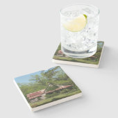 Abandoned House in Georgia Square Untersetzer (Seitenansicht)