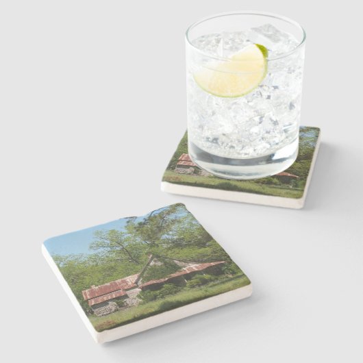 Abandoned House in Georgia Square Untersetzer (Seitenansicht)