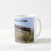 Abandoned House in Goldfield Nevada Kaffeetasse (VorderseiteRechts)