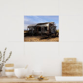 Abandoned House in Kelso California Poster (Küche)