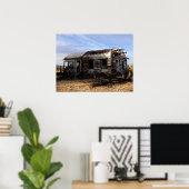 Abandoned House in Kelso California Poster (Heimbüro)