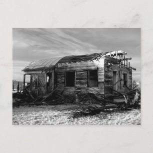 Abandoned House in Kelso California Postkarte
