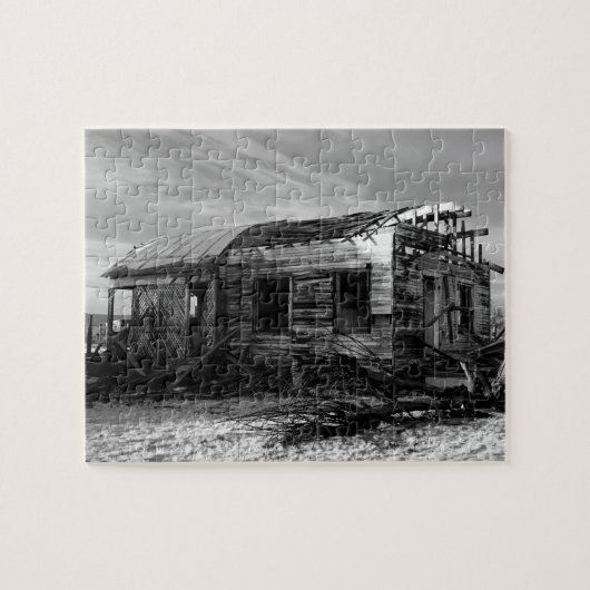 Abandoned House in Kelso California Puzzle (Horizontal)
