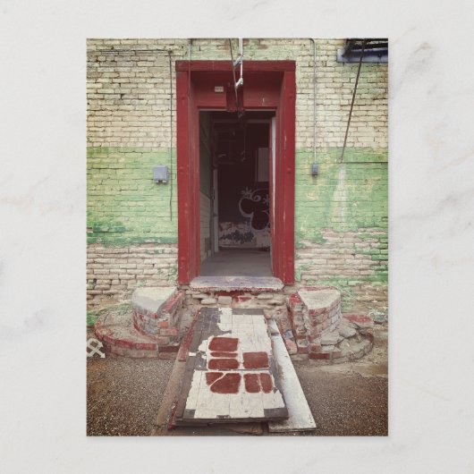 Abandoned House in Maricopa California Postkarte (Vorderseite)