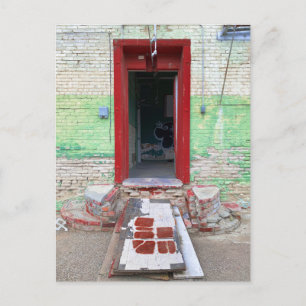 Abandoned House in Maricopa California Postkarte