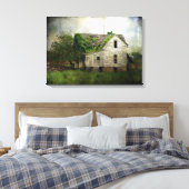 Abandoned House in Missouri Leinwanddruck (Insitu (Schlafzimmer))