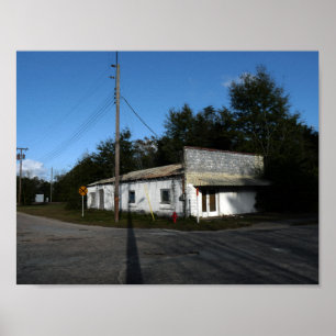 Abandoned House in Rural Florida Poster