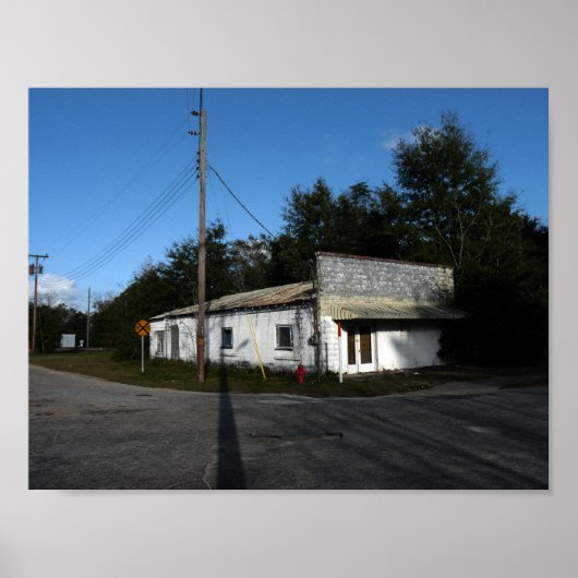 Abandoned House in Rural Florida Poster (Vorne)