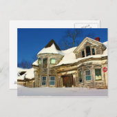 Abandoned House in Searsport, Maine Postkarte (Vorne/Hinten)