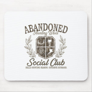 Abandoned Junting Ehefrau Social Club Camouflage M Mousepad