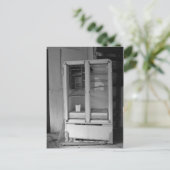 Abandoned Kühlschrank Postkarte (Stehend Vorderseite)