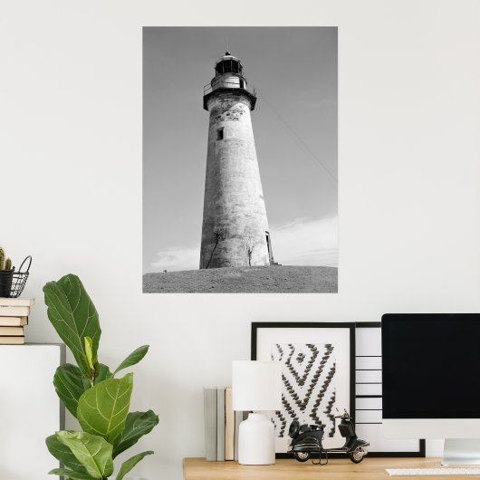 Abandoned Lighthouse, Port Isabel, Texas, 1942 Poster (Heimbüro)