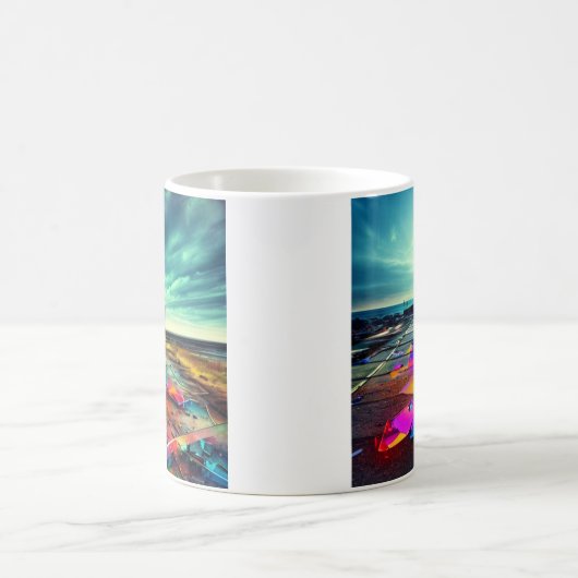 Abandoned Lighthouse Wracks Kaffeetasse (Mittel)