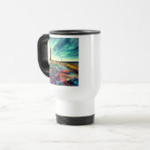 Abandoned Lighthouse Wracks Reisebecher (Vorderseite Links)