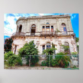 Abandoned Mansion Colonial Mexico Poster (Vorne)